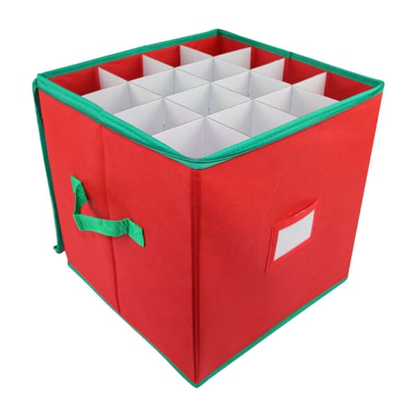 64 Grid Christmas Ornament Förvaringslåda Bevara Folding Case