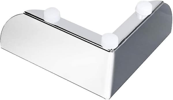 Bazhou Møbelben Metallsofa Ben Sølvfarget erstatning for sofabord TV-skap Ottomansk sofa Sofafot (4stk, Sølv)