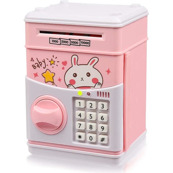 Money Bank Elektronisk Spargris Bra presentleksak för barn Barn Pink