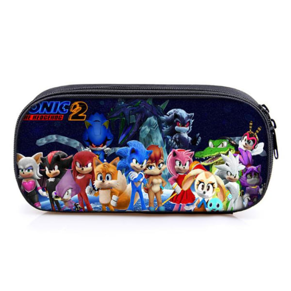 Sonic 2 Print børne penalhus case box til studerende E