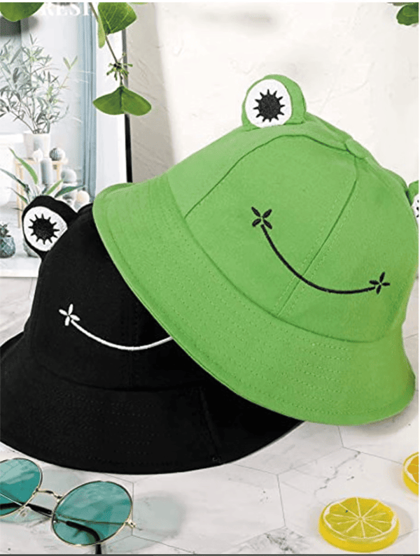 2 st Groda Bob Vuxen Groda Hatt Hink Groda Hatt Bomull Sommar Fishe