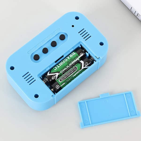 Elite 9*5.5cm digital lysvekkerklokke (uten batteri), strøm