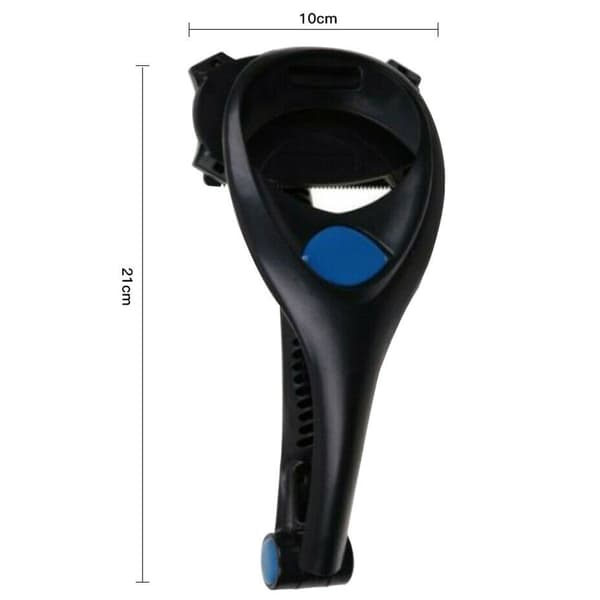Men Back Shaver 2.0Two Head Blade Trimmer Kroppshår Leg Remover