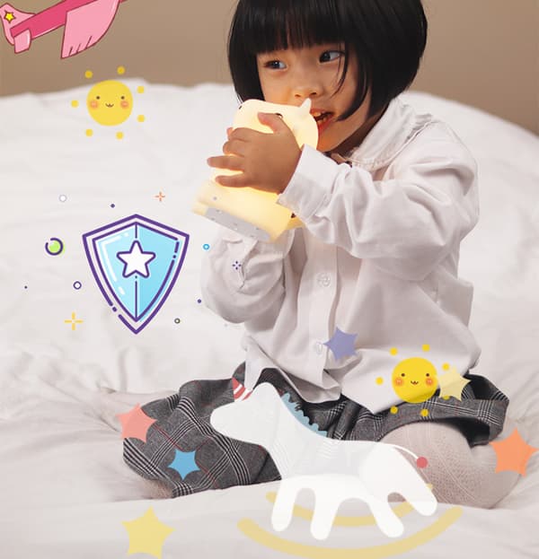 Niuniu Silicone Calf Shape Night Light