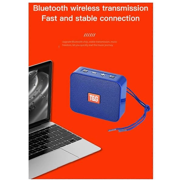 166 Mini Bärbar Trådlös Bluetooth-högtalare, Multifunktionell Bärbar Minihögtalare Stöder USB TF-kort FM-radio Svart