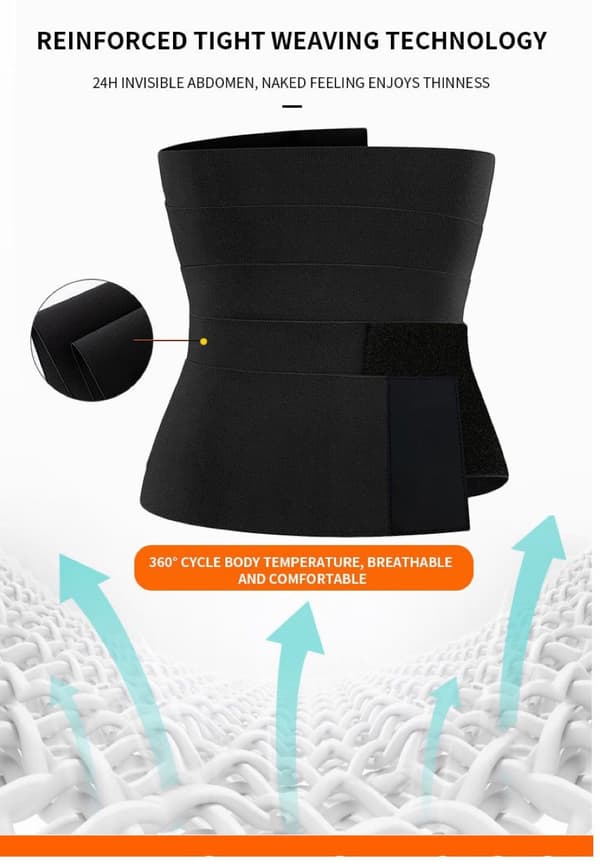 Waist trainer Shaperwear Elastisk belte kvinner slanking mage