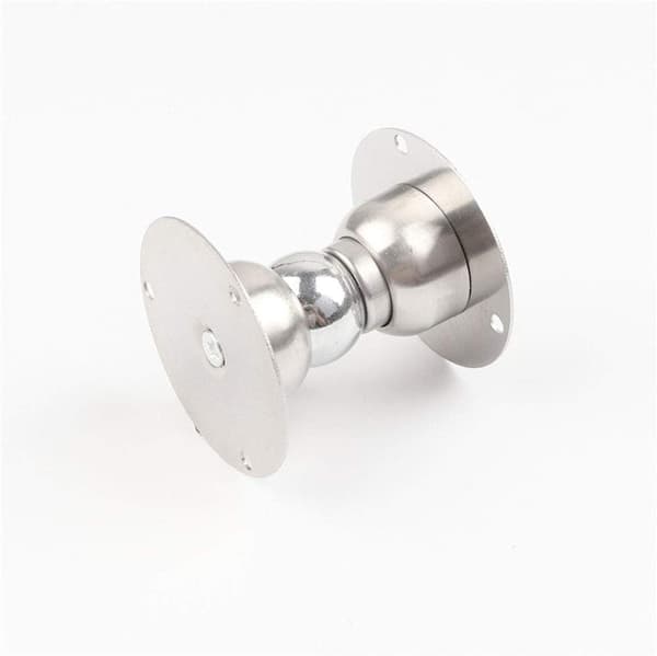 Magnetisk dørstopper, 2-delt kraftig 3M rustfrit stål mini blød spænde magnetisk dørstopper vægmonteret dør st