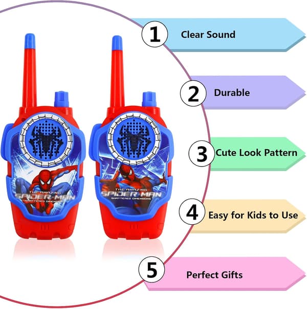 2 stycken Walkie Talkie, Barn Walkie Talkie, Barn Kommunikationsspel