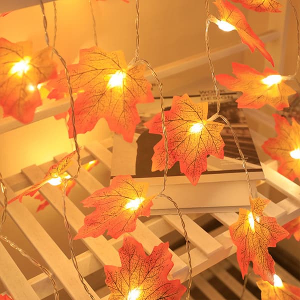 Vaahteranlehti Syyskoristevalot 2M 10 LED