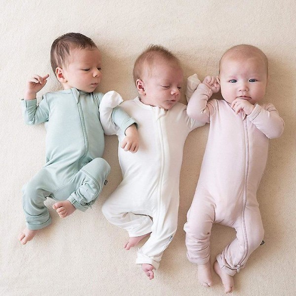 Baby clothes Bamboo fiber baby clothes Newborn baby one-piece clothes