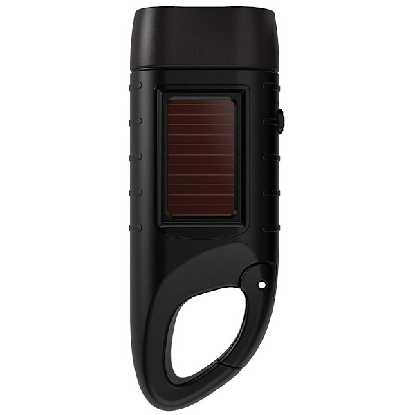 Ficklampa - Solcell och Handvev multicolor