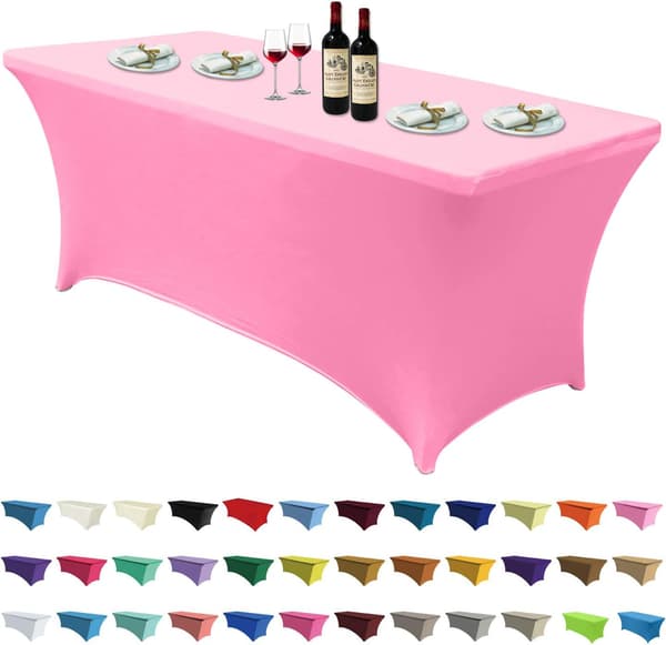 Spandex Duker Stretch Cover, Rosa, 6 FT