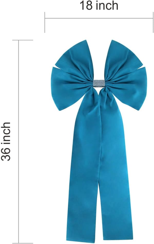 36x18 tum extra stor julgranstopper bågeVelvet Ribbon presentbågar