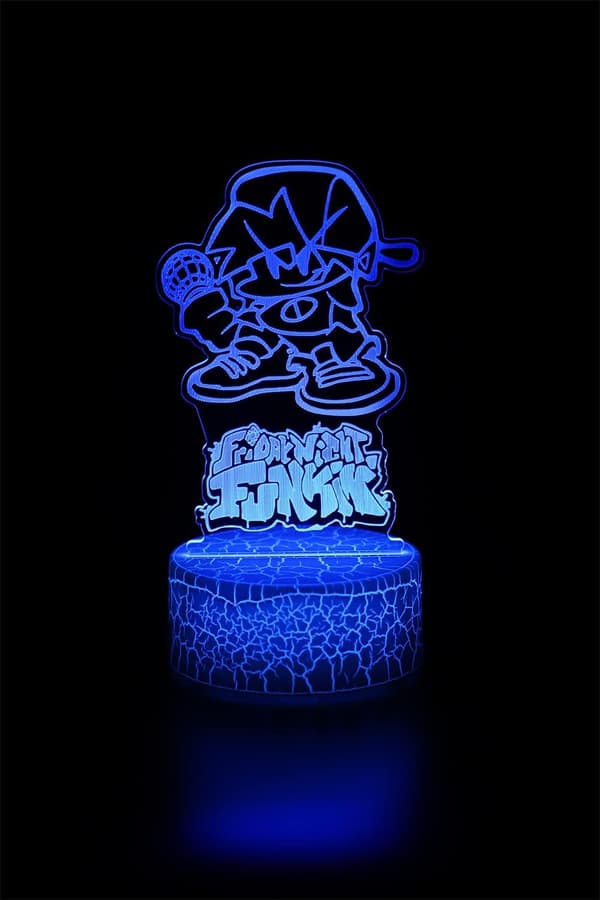 FN-AF Five Night Game Light 3D Illusjonslampe med fjernkontroll