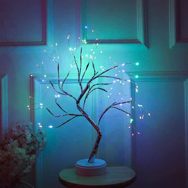 Tree Light 108 LED Shimmer Branches Battery and USB Operated color