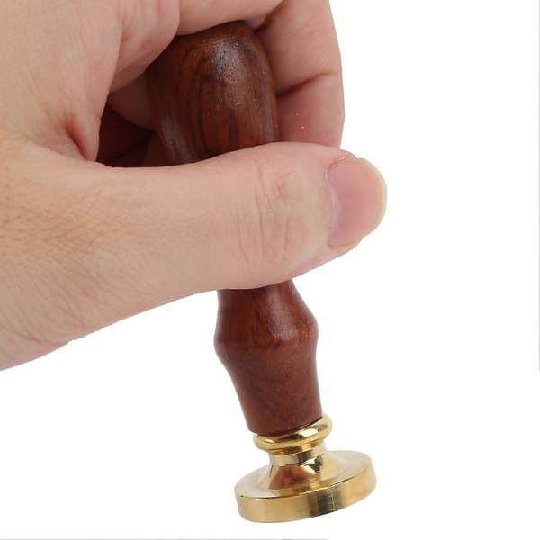 Voksseglstempel skinnende, ikke-klebrig DIY klassisk forsegling for konvolutter, invitasjoner, bryllupspynt
