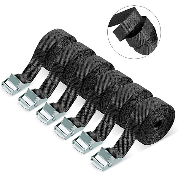 Bindestropper 6-pak Heavy Duty Spændestropper 3m