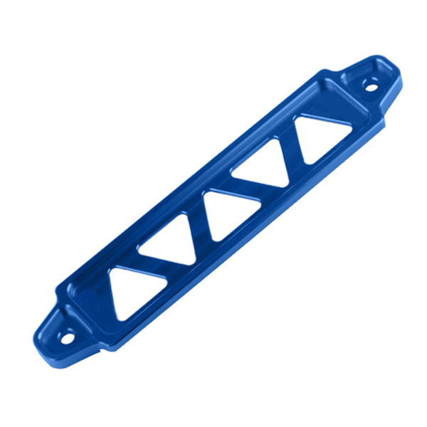 Universal aluminiumbatteri Fäst fäste Hållare Clamp Stabilisator 5-håls bilbatteri för att binda fast stag Justerbart ställ Black