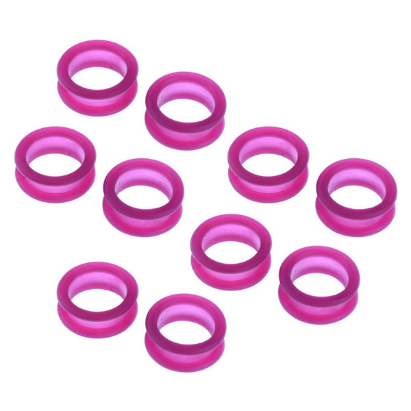 1/2/3/5 10x Barber Frisør Saks Fingerring Purple 10 pcs 2PCS
