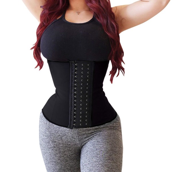 Korsett for midjetrening - Svart Black M