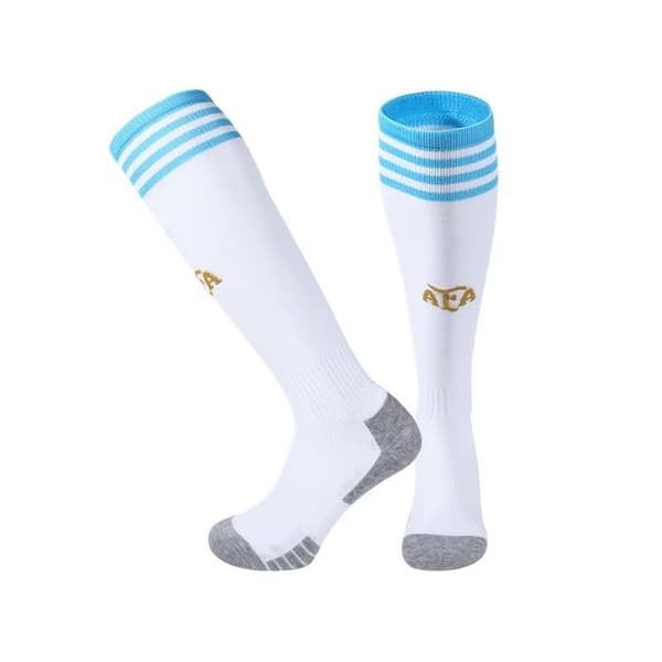 3 stk. Herrestrømper Argentina Mid Leg Fodboldstrømper home field size: 34-38