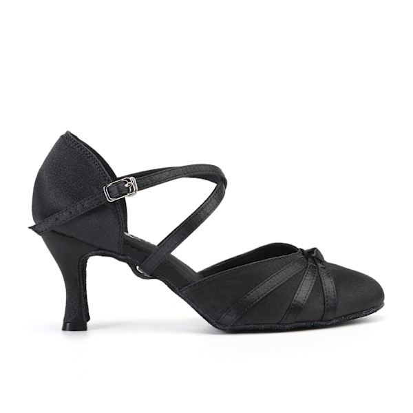 BUTY TANECZNE BURTAN "VIENNA" DO TAŃCA STANDARDU KLASYCZNEGO  CZARNE 7,5 CM BUTY TANECZNE BURTAN "VIENNA" DO TAŃCA STANDARD CZARNE 7,5 CM R. 37