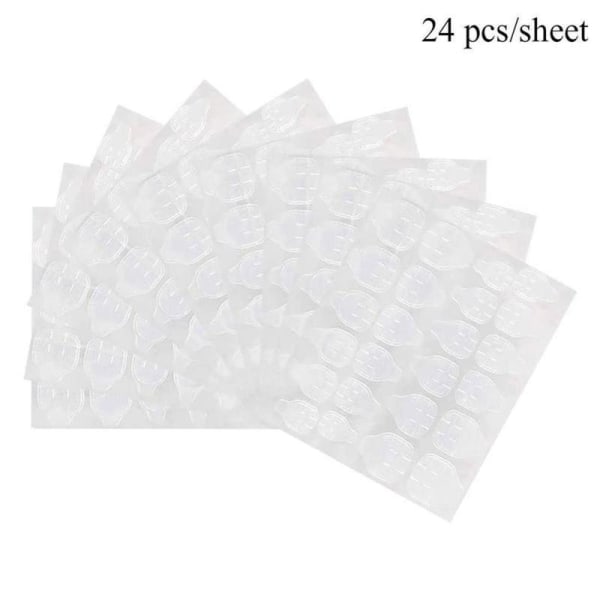 False Fake Nails Medium Coffin French Nail Art Gel Acrylic Press Transparent One-size 2pcs