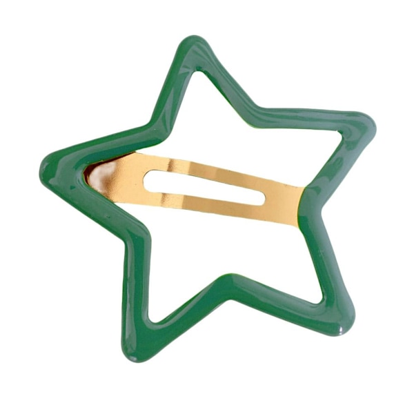 Vacker Skata Stjärna Hårnål Hår Styling Accessori❀ green one-size