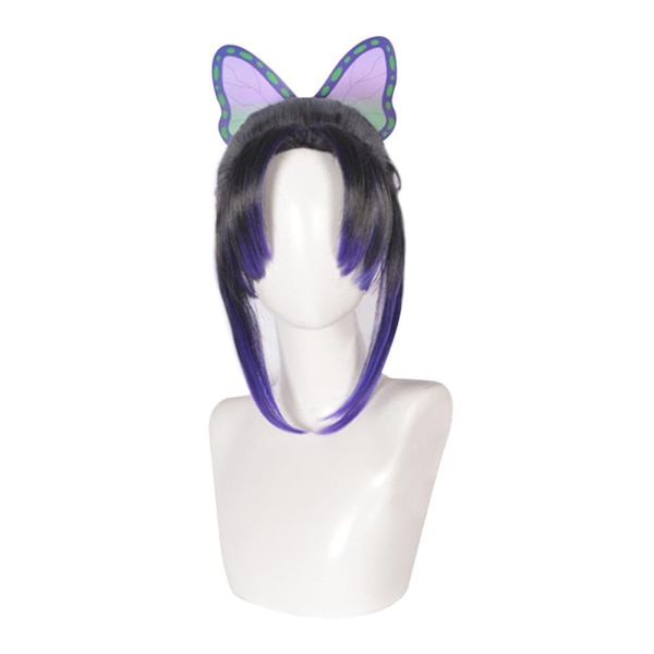 Demon Slayer: Kimetsu no Yaiba Kochou Shinobu Widow's C1M4 hårklämma Butterf Peak F1W4 purple B