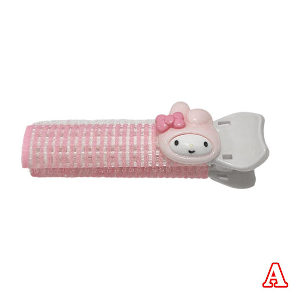 Fluffiga Hårclips med Skalle Topp Set med Lugg Lockigt Hår pink 1pcs