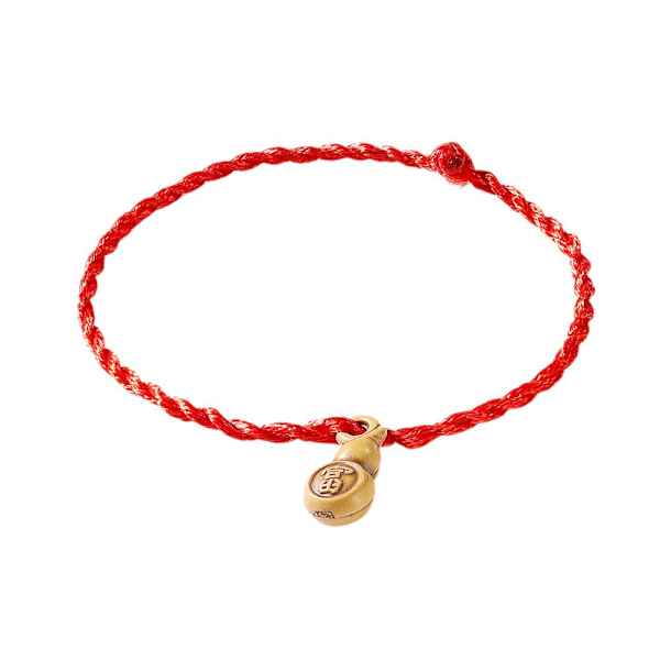 Nyårsgåva Lyckohänder Armband Rött Rep Liten Gåva Armband G One size