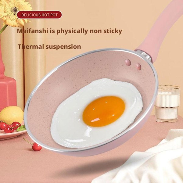 LAGERVARA MALAYSIA Högkvalitativ Non-Stick Stjärn Stekpanna PinkB 14cm