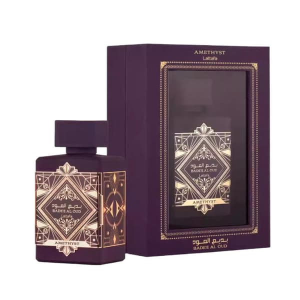 Bade'e Al Oud for Glory av Lattafa 100ml EDP Spray - Gratis ekspressfrakt Badee' Purple 1 item