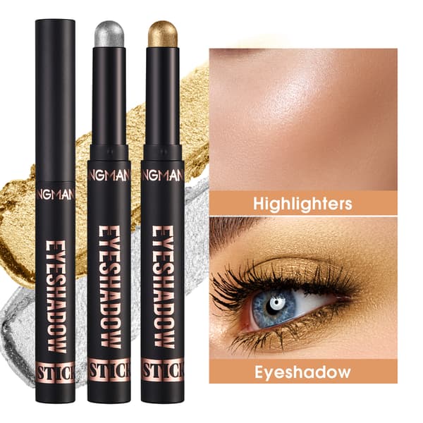 Gradient ögonskuggsstift för kladdfri, vattentät makeup på språng
