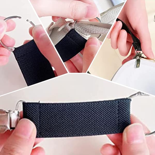 2 st hattklämmor - Elastisk hatthållarklämma för bagage, ryggsäck, handväska