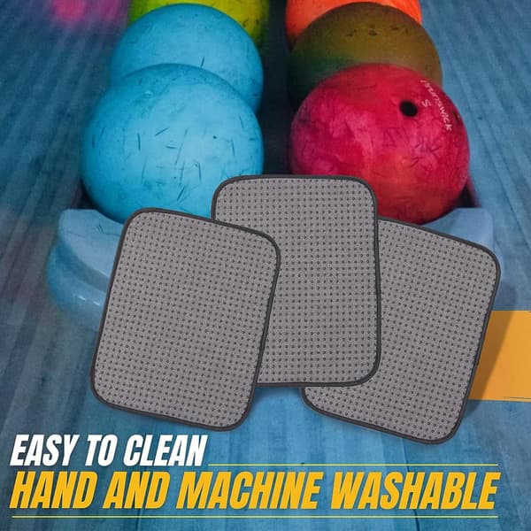 (3-pack) Premium mikrofiber bowlingbollshandduk - 10x8 Shammy Pad