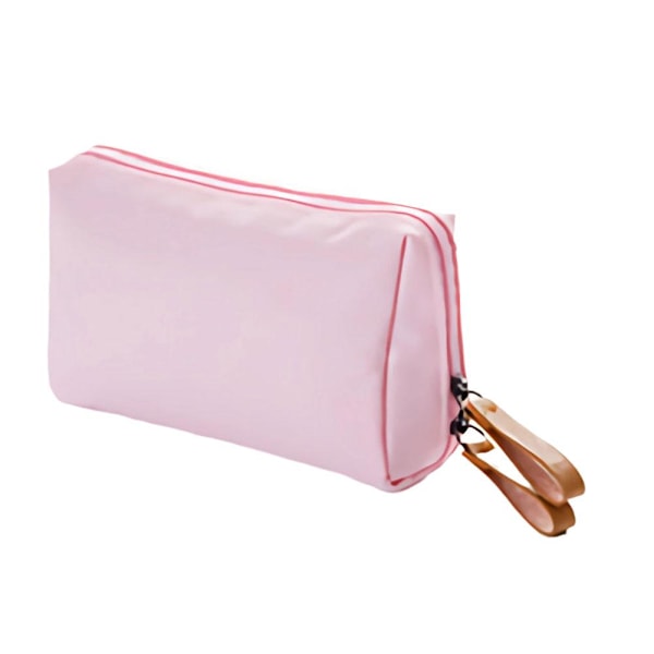 Multifunktionell Portabel Sminkväska Rese Toalettartiklar Väska L1i3  pink 1pcs