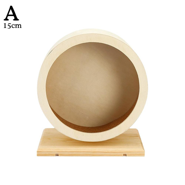 Hamster Trähjul Tyst Hjul Litet Djur Träningshjul Tillbehör D2U8 20.5cm 1pcs