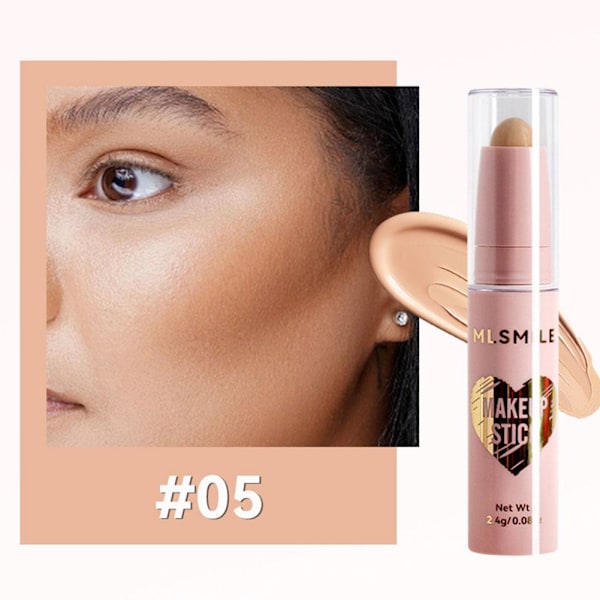 MLSMILE 8-färgs highlighter contour stick för ansiktsuppljusning a 05 1pcs