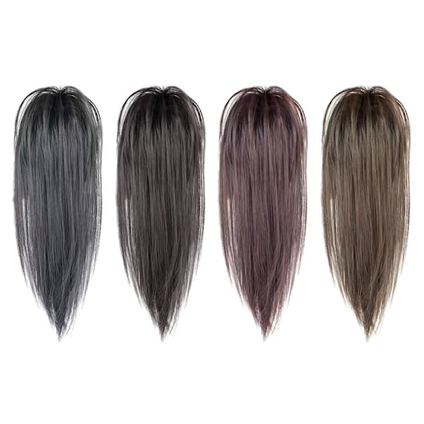 Hårknut för kvinnor, klämma, rak hästsvansperuk' U9L2 A9O1 dark brown 1pcs