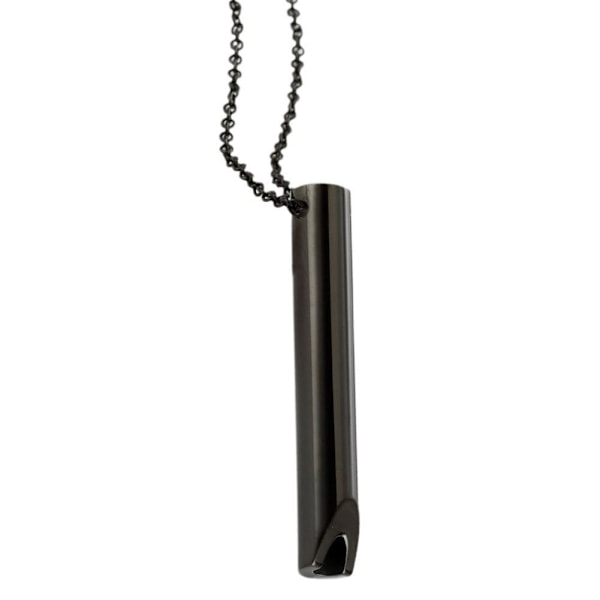 Stress och ångest halsband mindfulness andningsverktyg naturlig lindring Silver One size