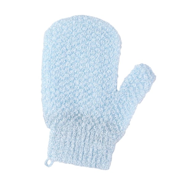 1 st duschhandskar för peeling av hud, spa-badhandskar, skummande bad blue 1pcs