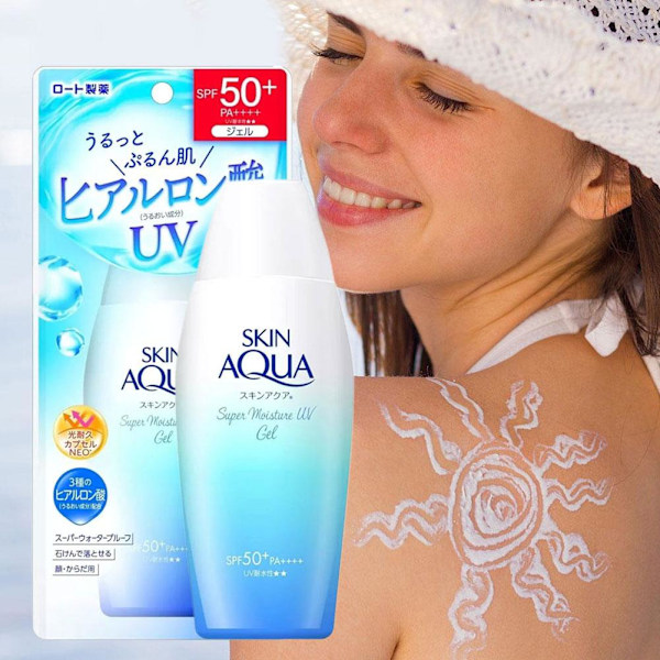 Skin Aqua Rohto Super Moisture Gel UV Spf50+ 140 ml Vattenbaserad