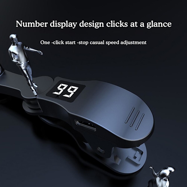 Auto Clicker Liker För Smart Telefon AU Click Cell Clicker Skärm Telefon Snabb black B-01