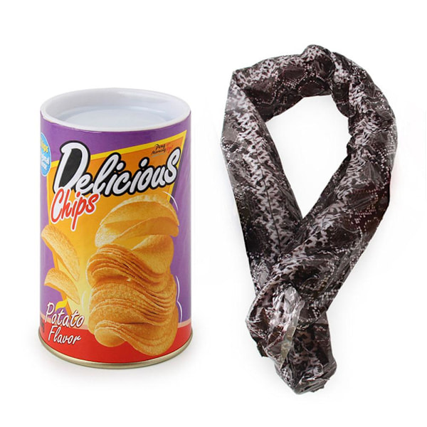 Listig Trick Potatischipsburk Nyhet Skämt Spratt Hoppande Orm Knepig small one-size