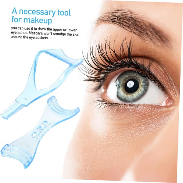 12 stk. Eyeliner Stencils til øjne Mascara Shield Applikatorer Øjenvippe Mascara Guard Makeup Lineal Vippe Shield Makeup Assistent