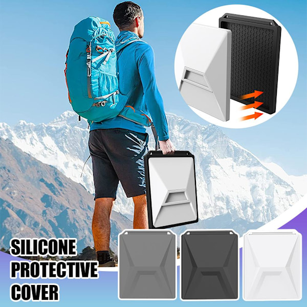 För Starlink Mini Fodral Skydd Skal Stöttåligt Reptåligt Nytt black For Starlink Mini