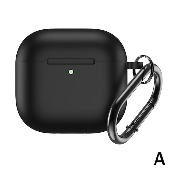 GHYJPAJK Fodral för AirPods 4 med Aktiv Brusreducering Black for airpods 4