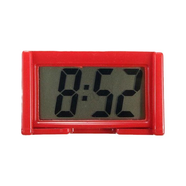 Mini Digital LCD Bordsklocka för Bilinstrumentbräda Datum Tid Kalendrar UK B 1pcs