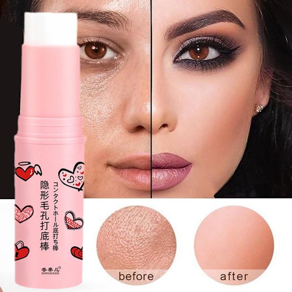 Osynlig Pore Primer Stick Pore Eraser Vattentät Smink Primer>`~ Ansikte N0C0❀